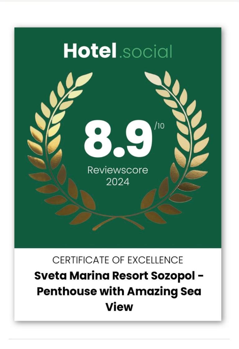 Santa Marina Resort Sozopol - Penthouse With Amazing Sea View Εξωτερικό φωτογραφία